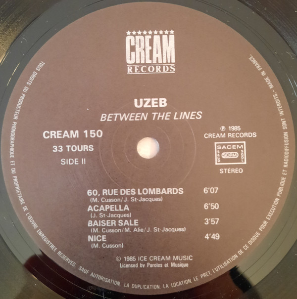 UZEB - Between The Lines | CREAM Records (CREAM 150) - 5 UZEB - Between The Lines | CREAM Records (CREAM 150) - 5