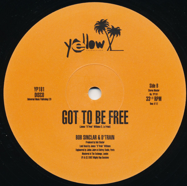 Bob Sinclar - Wonderful World (Dub) Vs Got To Be Free | Yellow Productions (YP181) - 4 Bob Sinclar - Wonderful World (Dub) Vs Got To Be Free | Yellow Productions (YP181) - 4