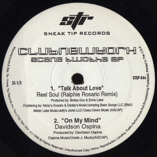 Various - Club New York: Scene Two The EP | Sneak Tip Records (STEP-044)
