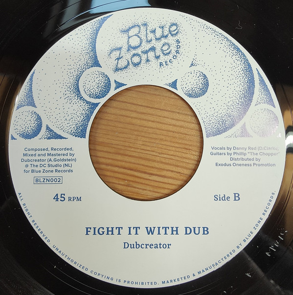 Danny Red , Dubcreator - Fight it with music | Blue Zone Records (BLZN002) - 3