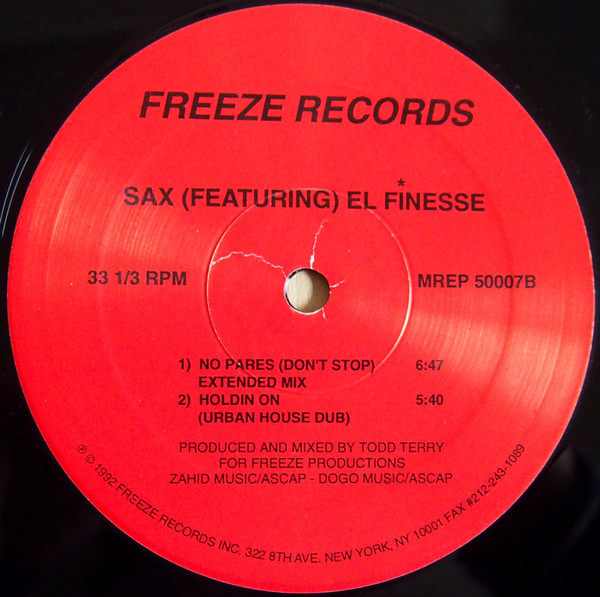 Sax & El Finesse - The EP | Freeze Records (MREP-50007) - 4 Sax & El Finesse - The EP | Freeze Records (MREP-50007) - 4