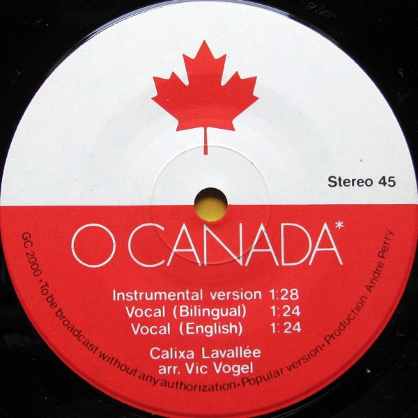 Vic Vogel - O Canada - National Anthem - Hymne national | Government Of Canada (GC 2000) - 4 Vic Vogel - O Canada - National Anthem - Hymne national | Government Of Canada (GC 2000) - 4