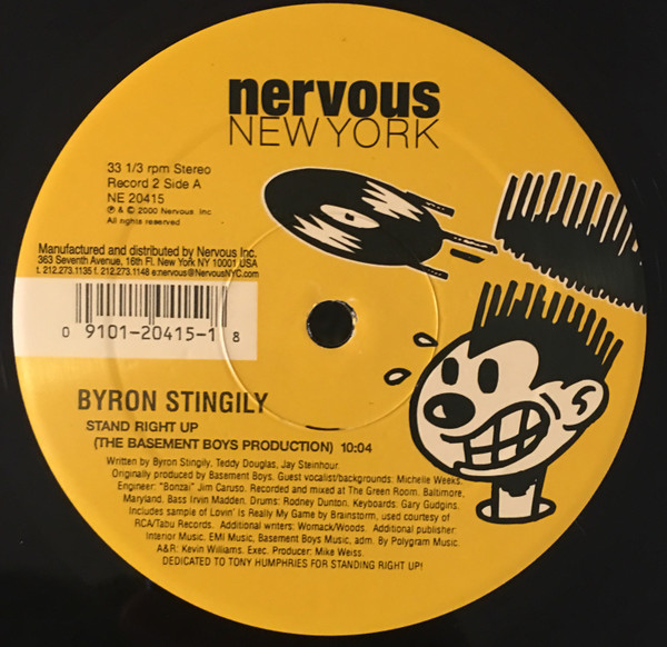 Byron Stingily - Stand Right Up | Nervous Records (NE 20415) - 4 Byron Stingily - Stand Right Up | Nervous Records (NE 20415) - 4