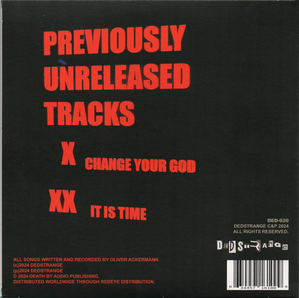 A Place To Bury Strangers - Change Your God / It Is Time | DedStrange (DED-020) - 3 A Place To Bury Strangers - Change Your God / It Is Time | DedStrange (DED-020) - 3