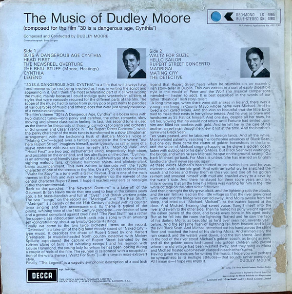 The Music Of Dudley Moore