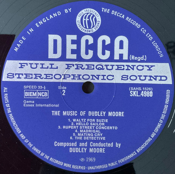 The Music Of Dudley Moore