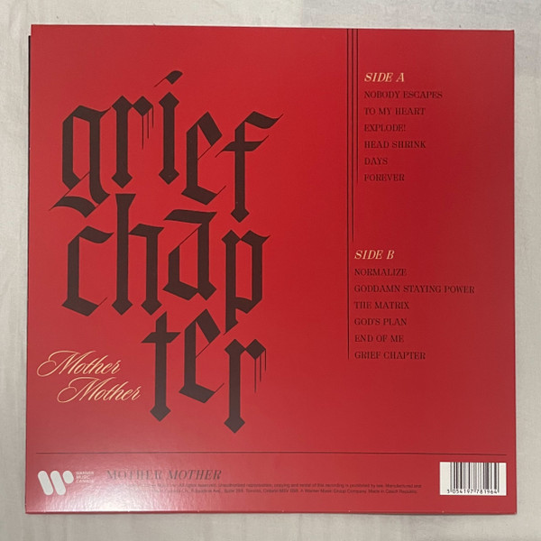 Mother Mother - Grief Chapter | Warner Music Canada (1781954) - 2