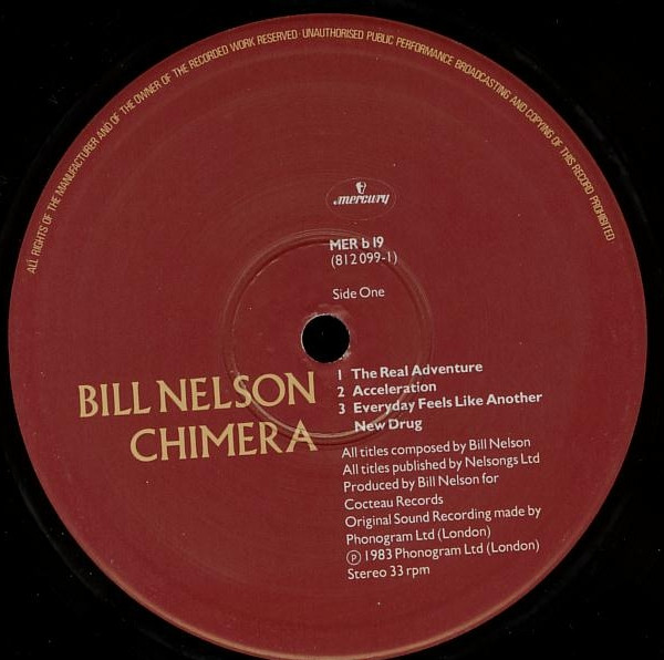 Bill Nelson - Chimera | Mercury (MER B 19) - 3 Bill Nelson - Chimera | Mercury (MER B 19) - 3