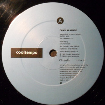 Candi McKenzie - Wanna Be Good Tonight | Cooltempo (COOLX 181) - 2