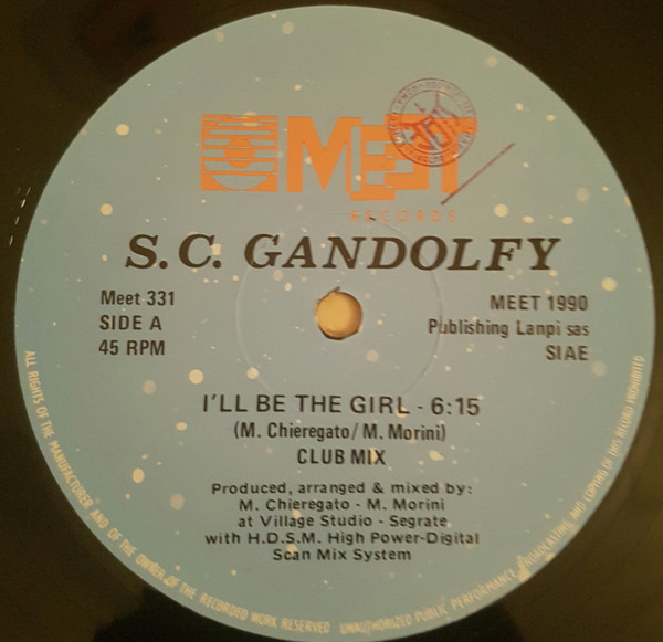 S. C. Gandolfy - I'll Be The Girl | Meet Records (MEET  331) - 3