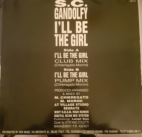 S. C. Gandolfy - I'll Be The Girl | Meet Records (MEET  331) - 2