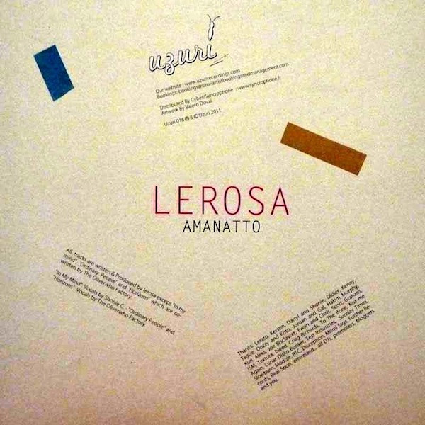 Lerosa - Amanatto | Uzuri (Uzuri 016) - 2 Lerosa - Amanatto | Uzuri (Uzuri 016) - 2