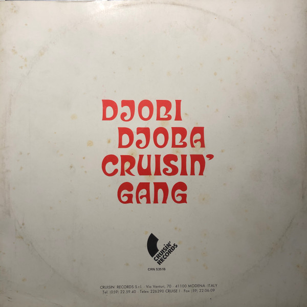 Cruisin' Gang - Djobi Djoba / Ritmo Latino | Cruisin' Records (CRN 53516)