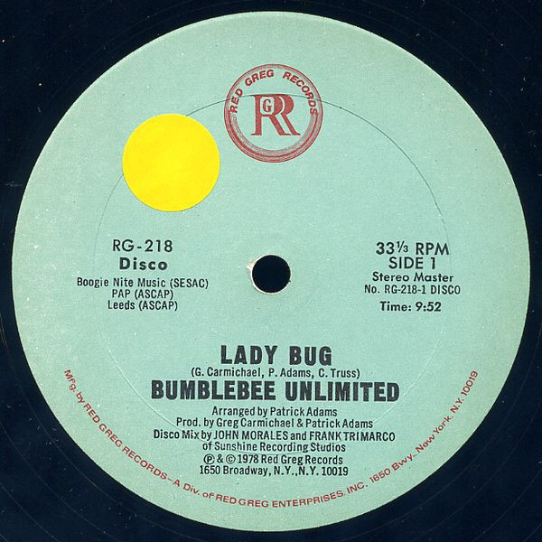Bumblebee Unlimited - Lady Bug | Red Greg Records (RG-218)