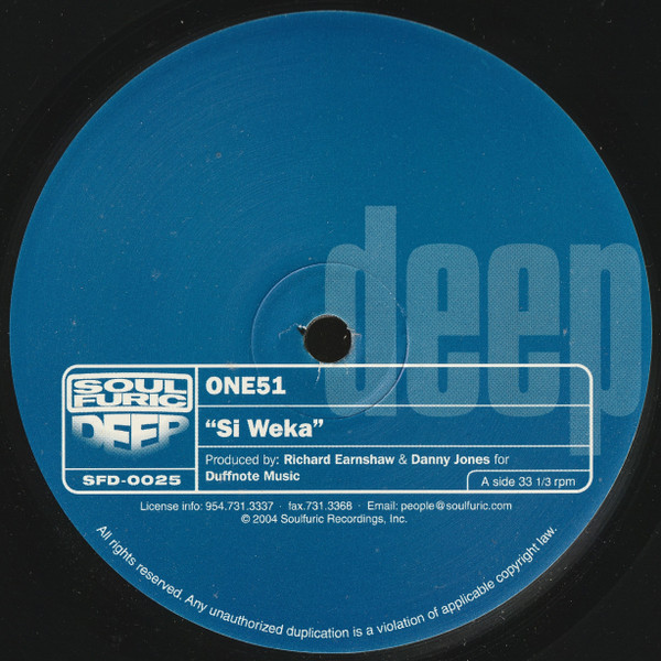 One51 - Si Weka | Soulfuric Deep (SFD-0025) - 2