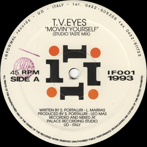 TV Eyes - Movin' Yourself | Informal Records (IF001)
