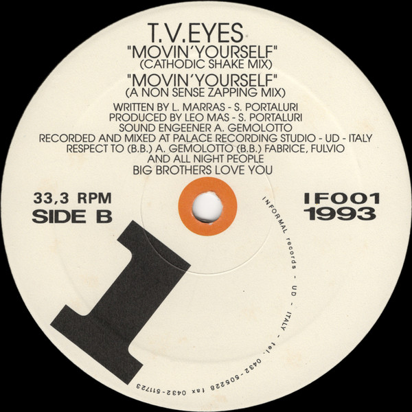 TV Eyes - Movin' Yourself | Informal Records (IF001) - 2