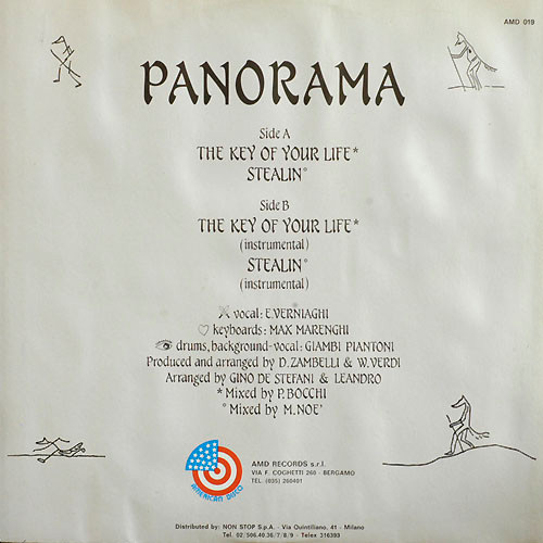 Panorama - The Key Of Your Life / Stealin | American Disco (AMD 019) - 2