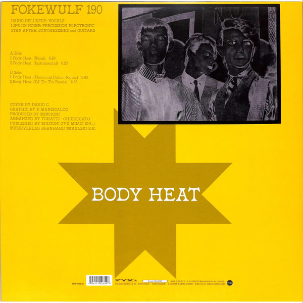 Fokewulf 190 - Body Heat | ZYX Music (MAXI 1125-12) - 2 Fokewulf 190 - Body Heat | ZYX Music (MAXI 1125-12) - 2