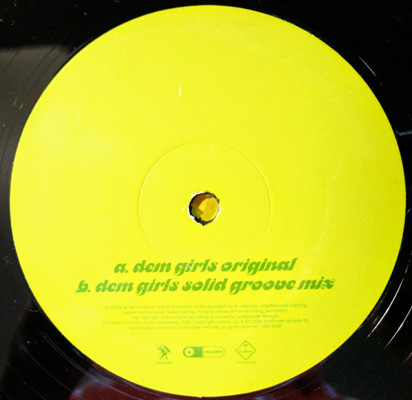 Mutiny Ft Sweetie Irie - Dem Girls | Underwater Records (H2O 048 F) - 3 Mutiny Ft Sweetie Irie - Dem Girls | Underwater Records (H2O 048 F) - 3