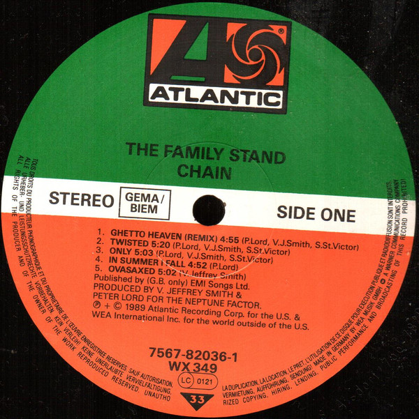 The Family Stand - Chain | Atlantic (7567-82036-1) - 3
