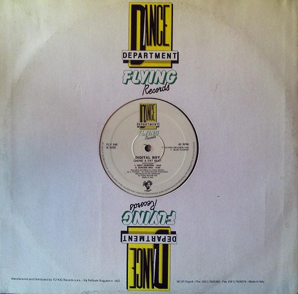 Digital Boy - Gimme A Fat Beat | Flying Records (FLY 046) - 4 Digital Boy - Gimme A Fat Beat | Flying Records (FLY 046) - 4