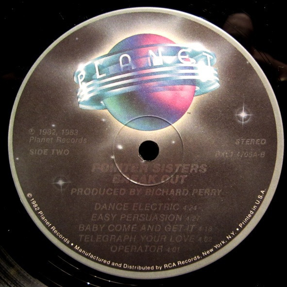Pointer Sisters - Break Out | Planet (BXL1-4705A) - 4