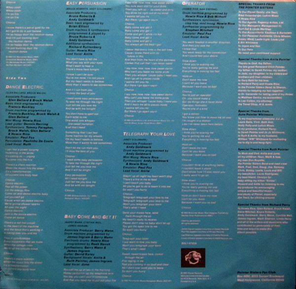 Pointer Sisters - Break Out | Planet (BXL1-4705A) - 6
