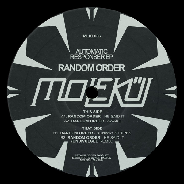 Random Order - Automatic Responser EP | Molekül (MLKL036) - main
