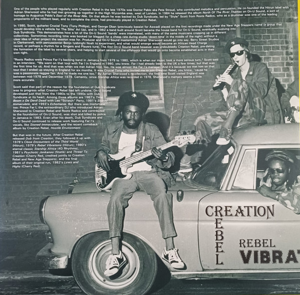 Creation Rebel - Rebel Vibrations | On-U Sound Records (ONULP 158) - 4 Creation Rebel - Rebel Vibrations | On-U Sound Records (ONULP 158) - 4
