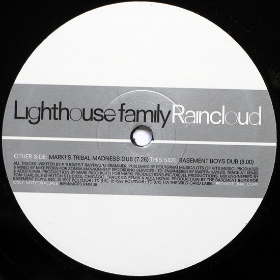 Lighthouse Family - Raincloud | Polydor (RAIN 3) - 2 Lighthouse Family - Raincloud | Polydor (RAIN 3) - 2