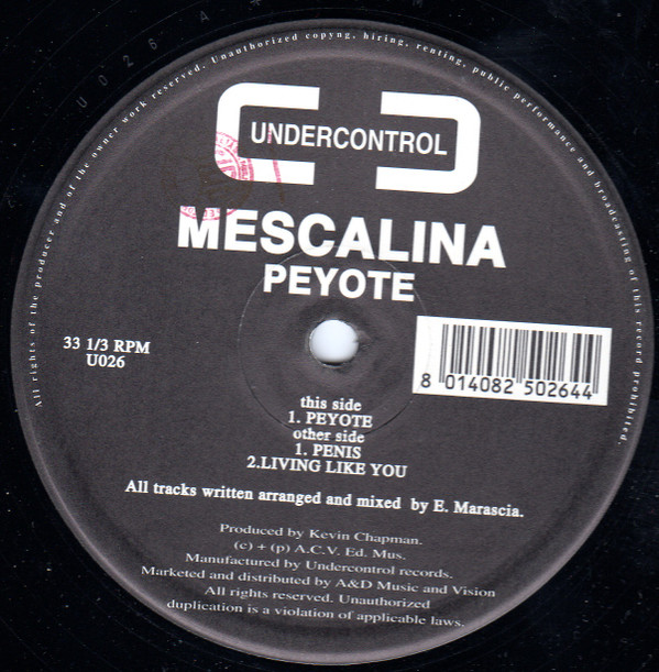 Mescalina - Peyote | Undercontrol (U026)