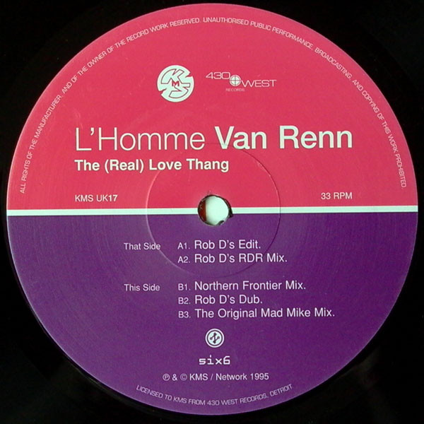 L'Homme Van Renn - The (Real) Love Thang | KMS (KMS UK17) - 2 L'Homme Van Renn - The (Real) Love Thang | KMS (KMS UK17) - 2