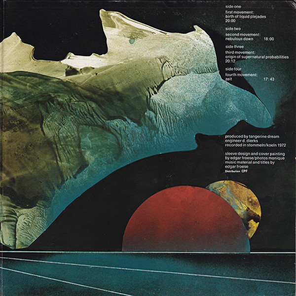 Tangerine Dream - Zeit | Virgin (940 108/109) - 3