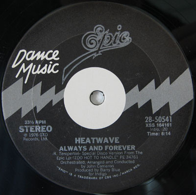 Heatwave - The Groove Line / Always And Forever | Epic (28-50541) - 2