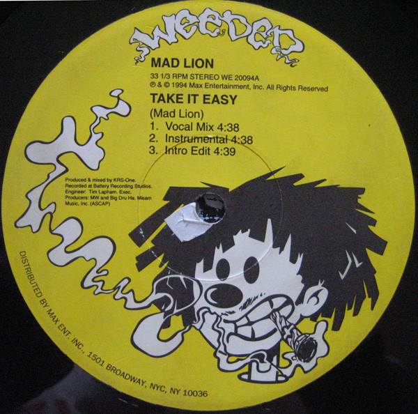 Mad Lion - Take It Easy | Weeded (WE 20094) - 3 Mad Lion - Take It Easy | Weeded (WE 20094) - 3