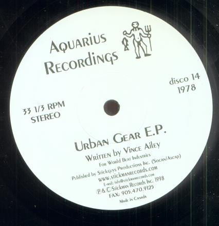 Vince Ailey - Urban Gear E.P. | Aquarius Recordings (disco 14) - main