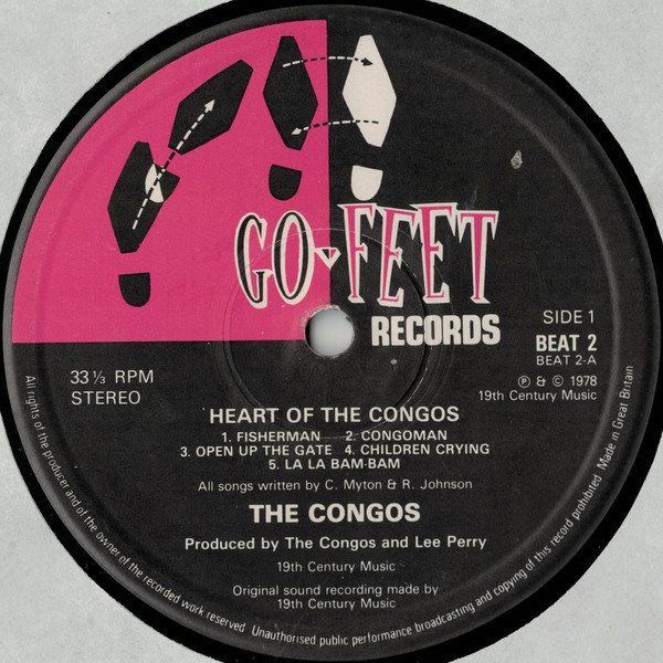 The Congos - Heart Of The Congos | Go-Feet Records (BEAT 2) - 3 The Congos - Heart Of The Congos | Go-Feet Records (BEAT 2) - 3