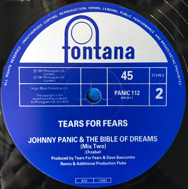 Johnny Panic And The Bible Of Dreams - Johnny Panic & The Bible Of Dreams | Fontana (PANIC 112) - 4