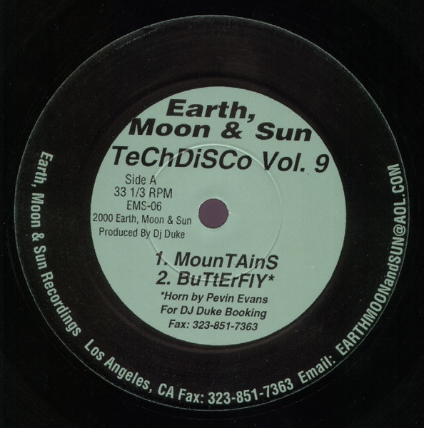 DJ Duke - Techdisco Vol. 9 | Earth, Moon & Sun (EMS-06)