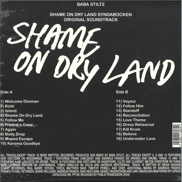 Baba Stiltz - Shame on Dry Land (Original Motion Picture Soundtrack) | Public Possession (PP108) - 2 Baba Stiltz - Shame on Dry Land (Original Motion Picture Soundtrack) | Public Possession (PP108) - 2