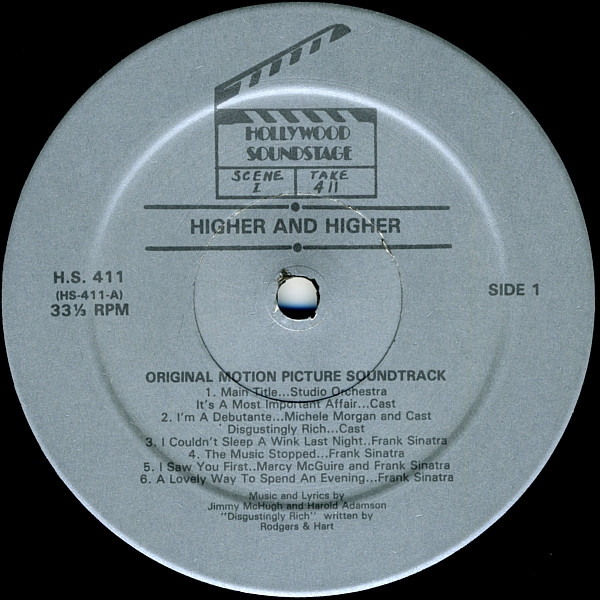 Higher And Higher - The Sinatra Show (Original Motion Picture Soundtrack)