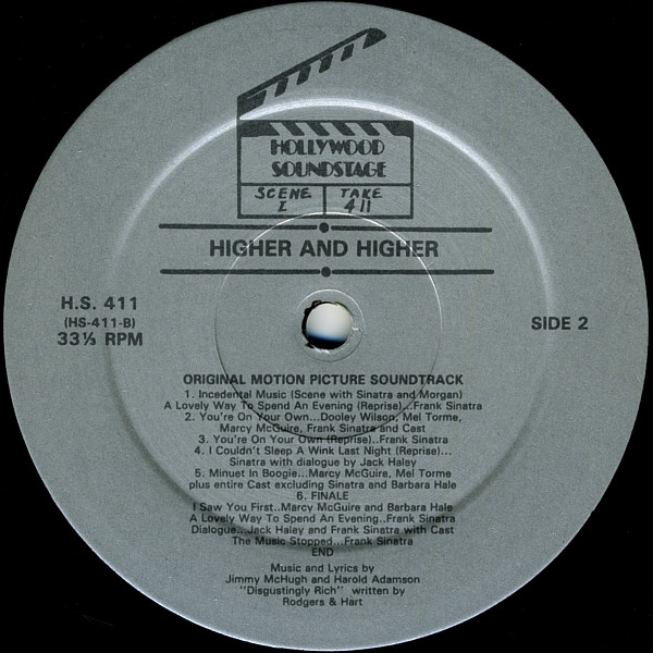 Higher And Higher - The Sinatra Show (Original Motion Picture Soundtrack)