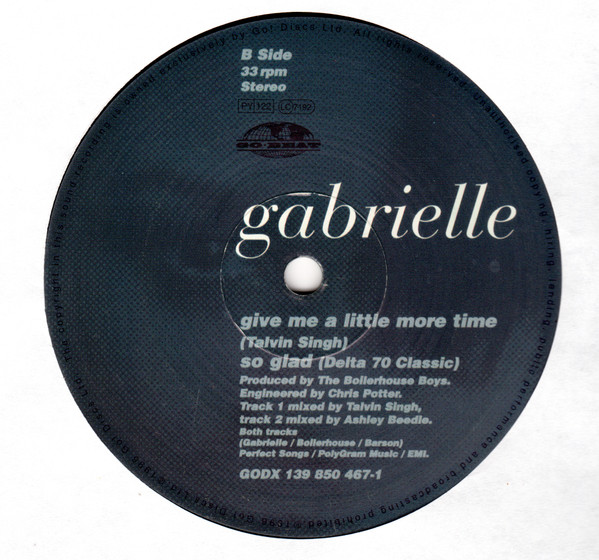 Gabrielle - Give Me A Little More Time | Go! Beat (GODX 139) - 3 Gabrielle - Give Me A Little More Time | Go! Beat (GODX 139) - 3