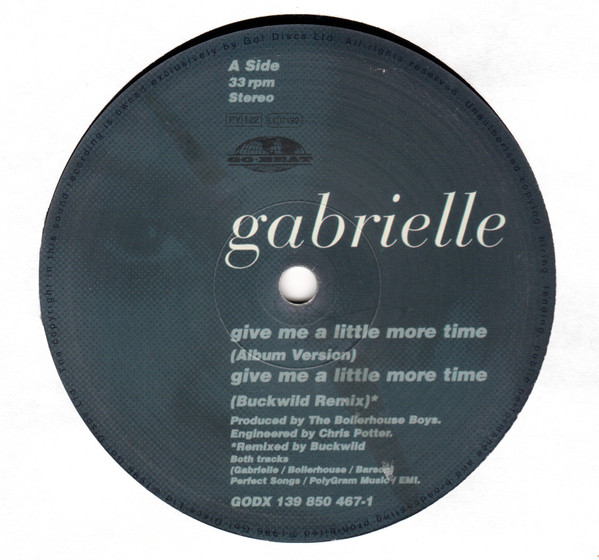 Gabrielle - Give Me A Little More Time | Go! Beat (GODX 139) - 2 Gabrielle - Give Me A Little More Time | Go! Beat (GODX 139) - 2