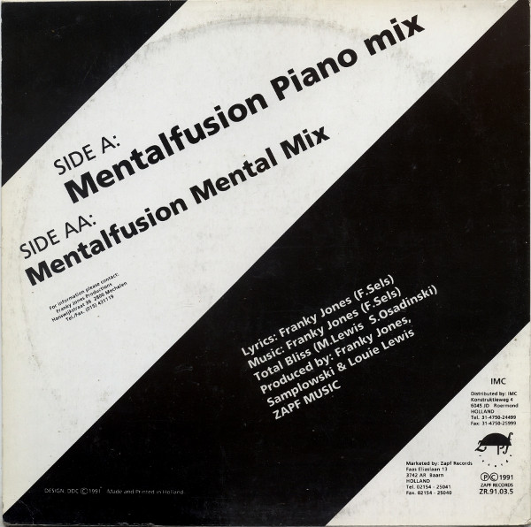 Jones & Co - Mentalfusion | Zapf Records (ZR.91.03.5) - 2 Jones & Co - Mentalfusion | Zapf Records (ZR.91.03.5) - 2