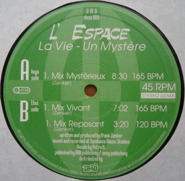 L' Espace - La Vie - Un Mystère | Overdose (dose 009) - 2