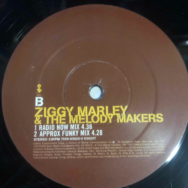 Ziggy Marley & The Melody Makers - Everyone Wants To Be | Elektra (7559-63920-0) - 4