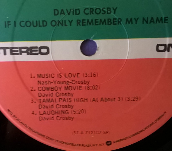 If I Could Only Remember My Name