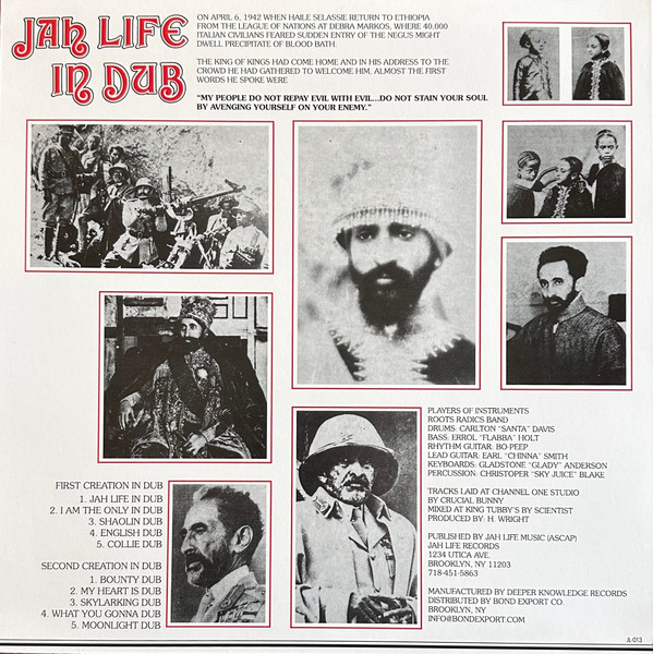 Scientist - Jah Life In Dub | Jah Life (JL-013) - 2 Scientist - Jah Life In Dub | Jah Life (JL-013) - 2